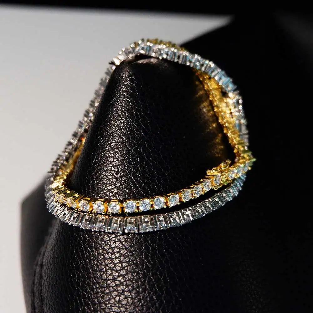 CZ Tennis Chain Choker Necklace