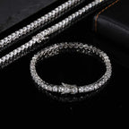 CZ Tennis Chain Choker Necklace