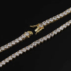 CZ Tennis Chain Choker Necklace
