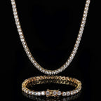 CZ Tennis Chain Choker Necklace