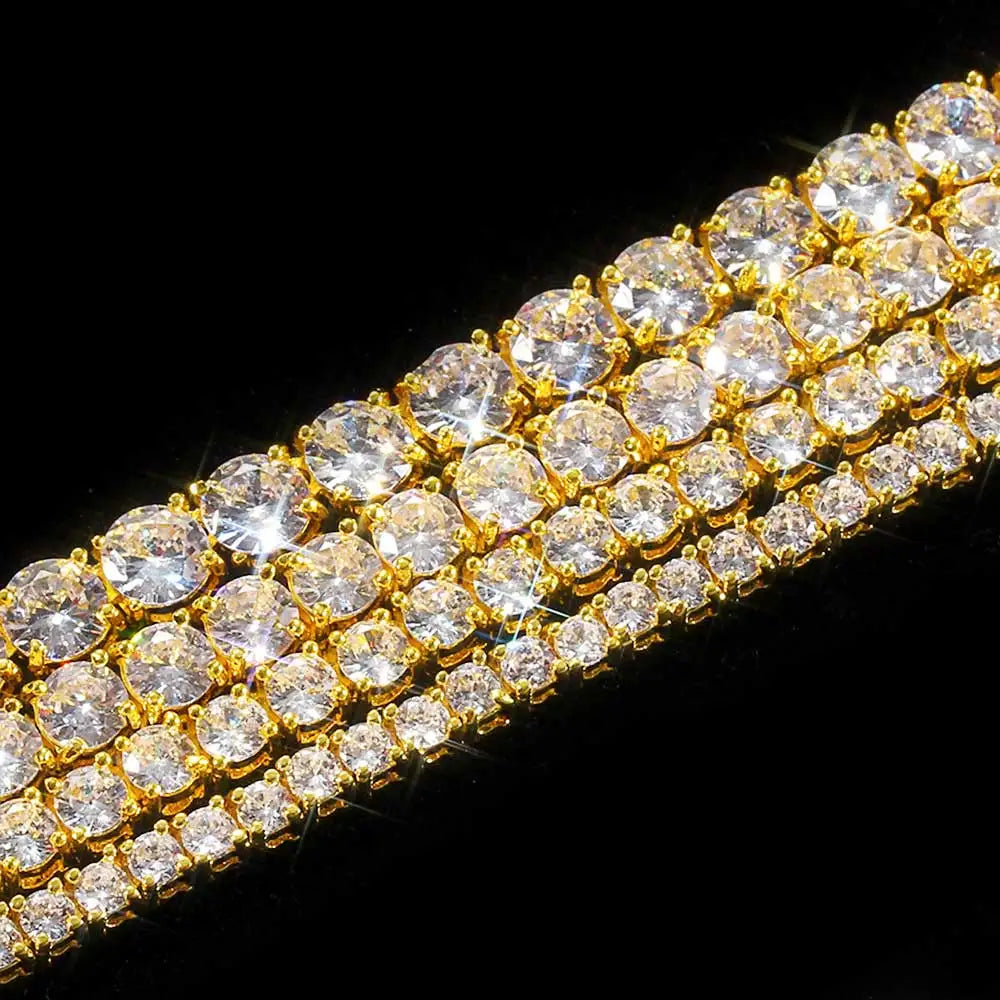 CZ Tennis Chain Choker Necklace