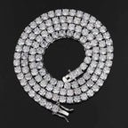 CZ Tennis Chain Choker Necklace