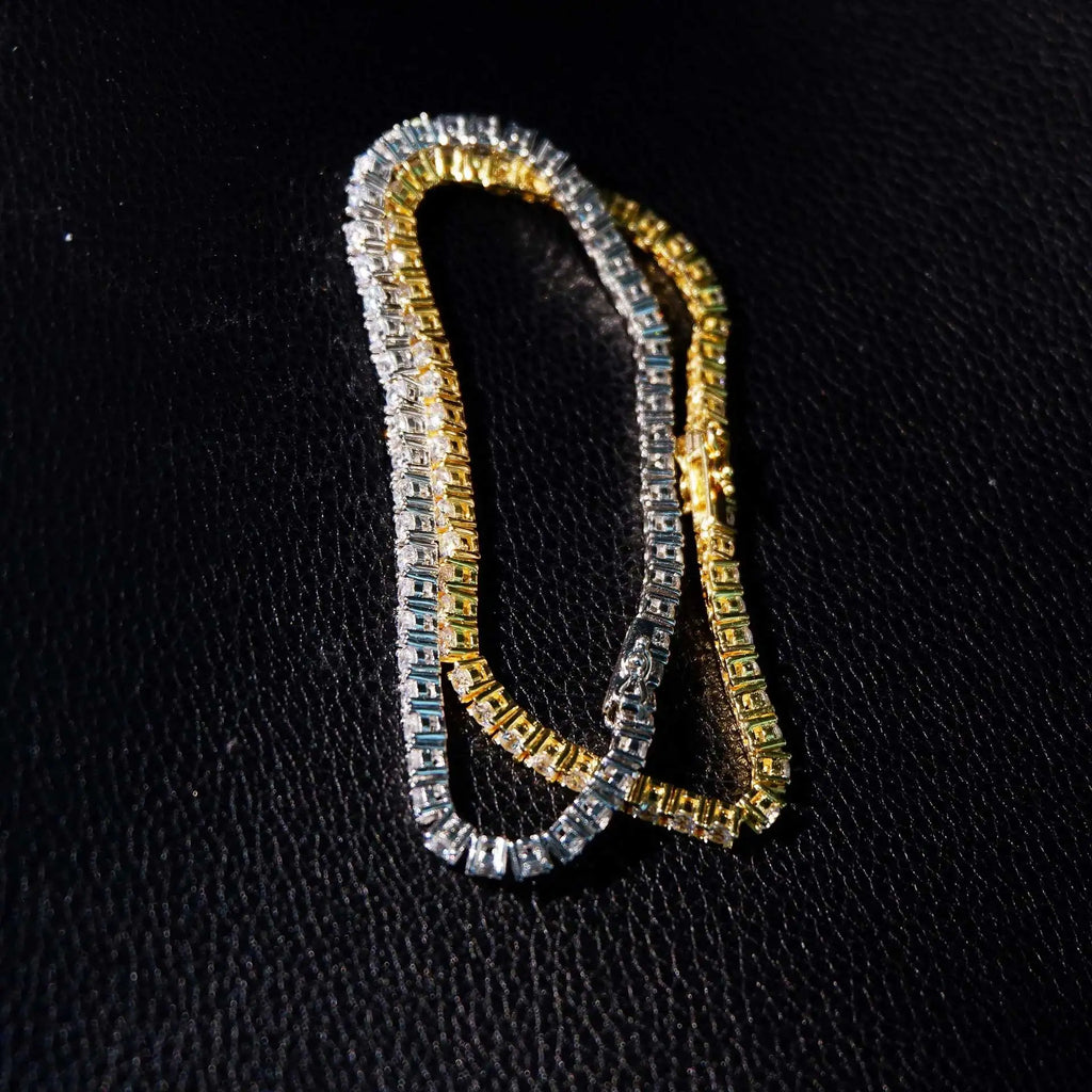 CZ Tennis Chain Choker Necklace