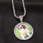 Custom Iced Photo Pendant Necklace