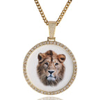 Custom Iced Photo Pendant Necklace