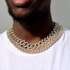 14mm Rhombus Prong Cuban Chain