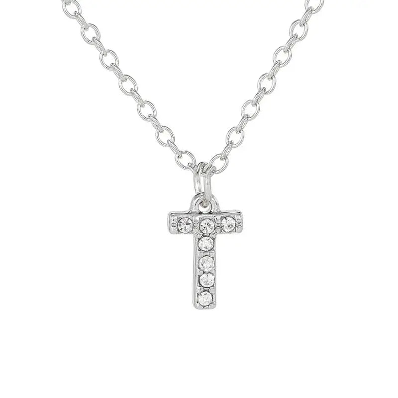 A-Z Initial Letter Charm Pendant Necklace