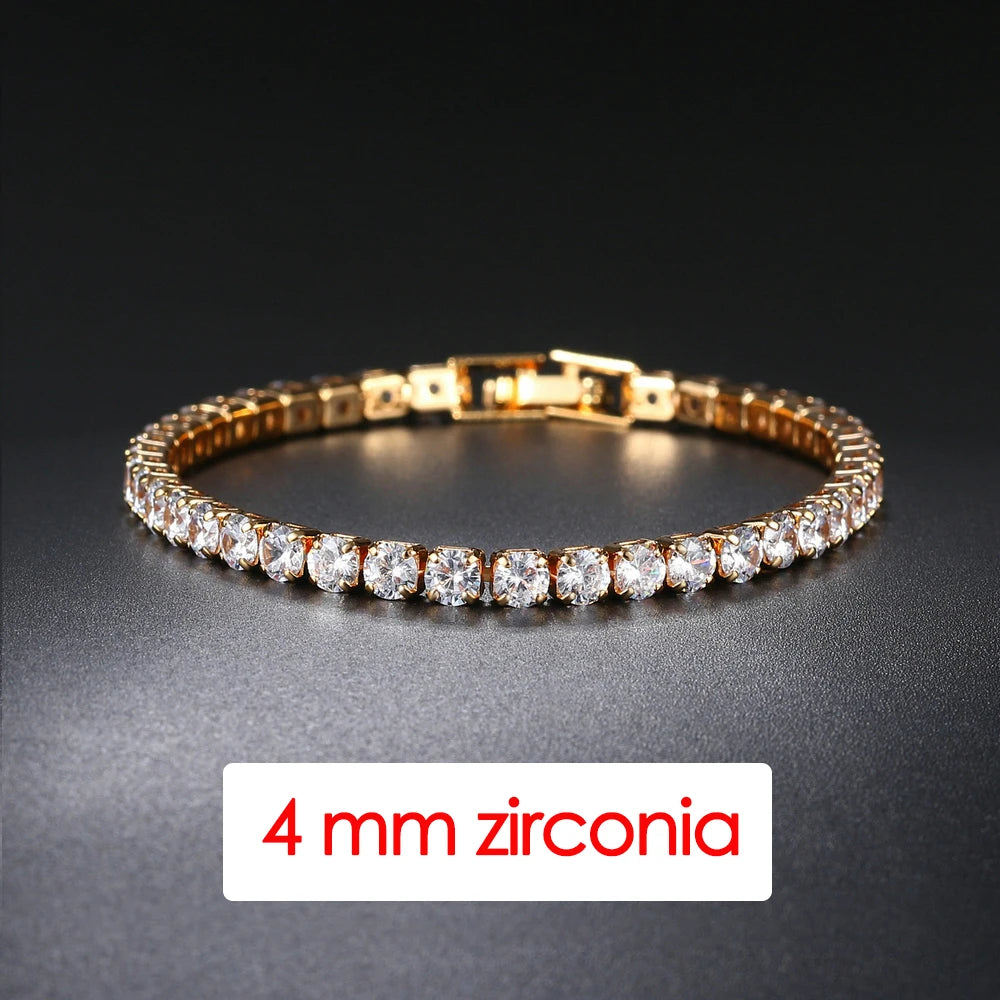 Copper CZ Tennis Bracelet