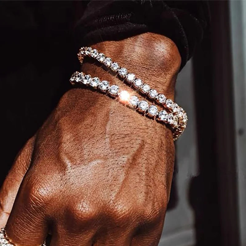 Copper CZ Tennis Bracelet