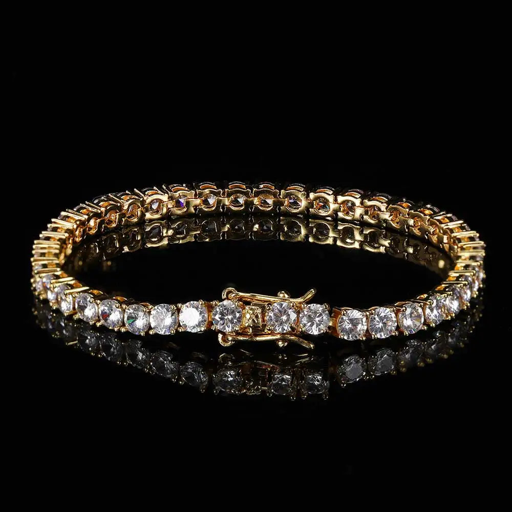 CZ Tennis Chain Choker Necklace