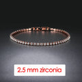 Copper CZ Tennis Bracelet
