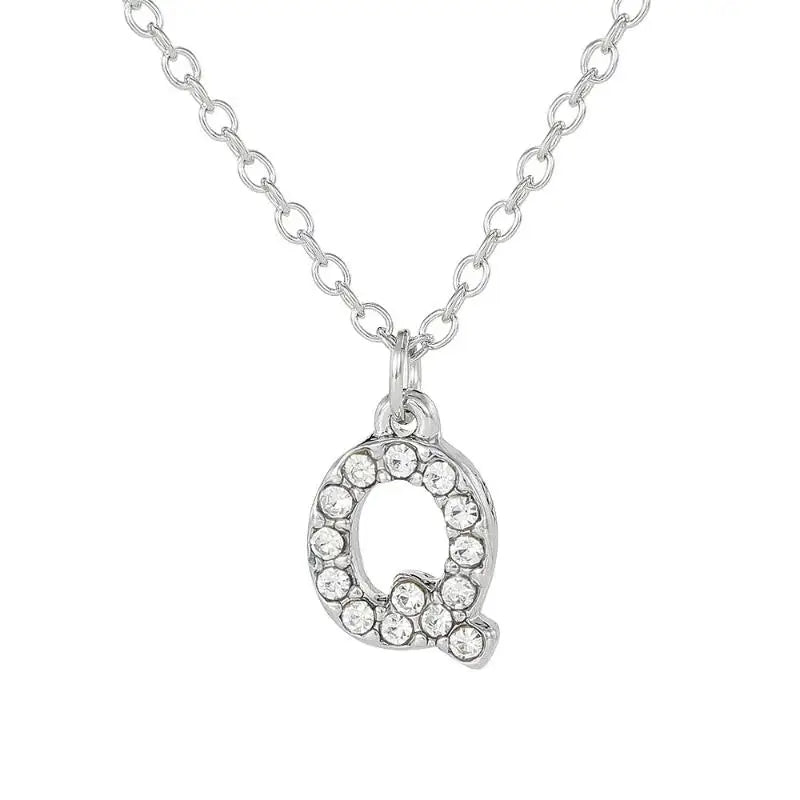 A-Z Initial Letter Charm Pendant Necklace