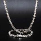 CZ Tennis Chain Choker Necklace