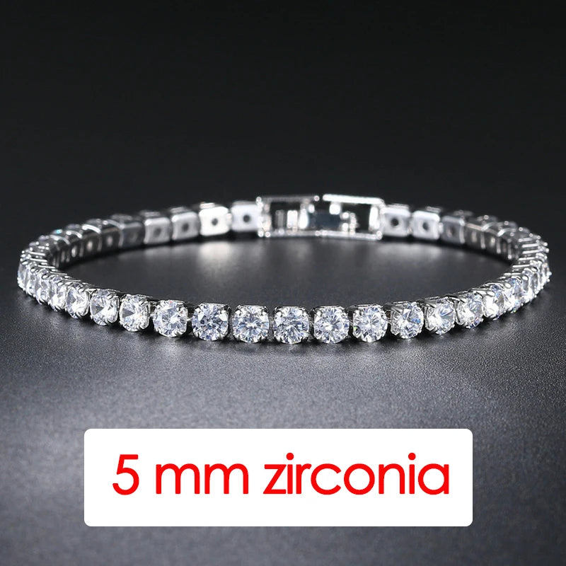 Copper CZ Tennis Bracelet