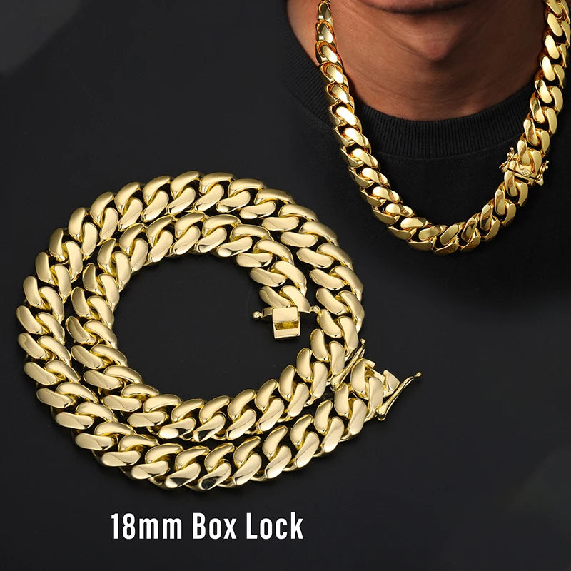 Copper Miami Cuban Link Chain Necklace