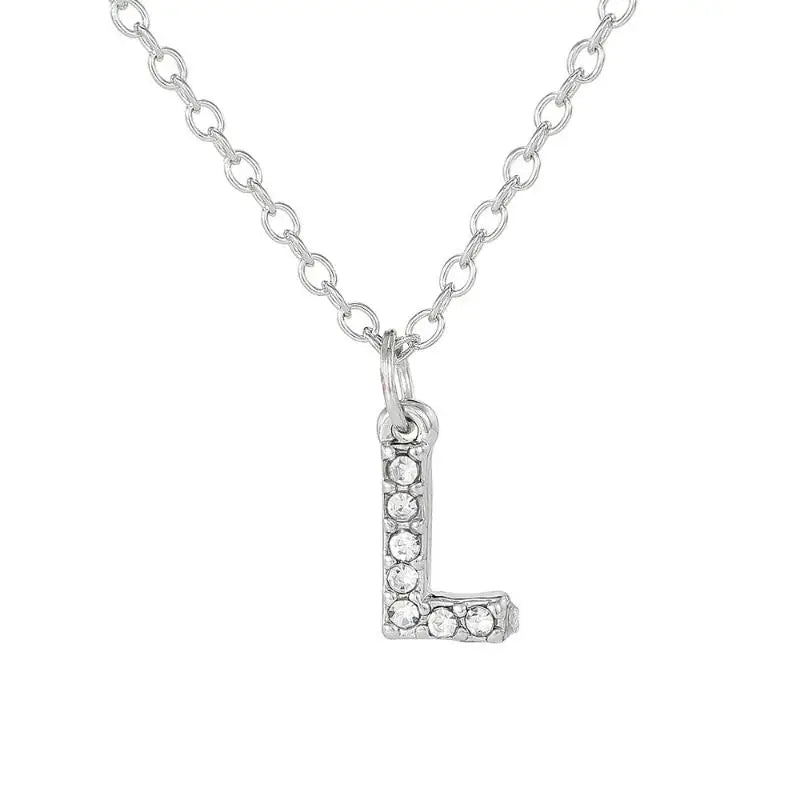A-Z Initial Letter Charm Pendant Necklace