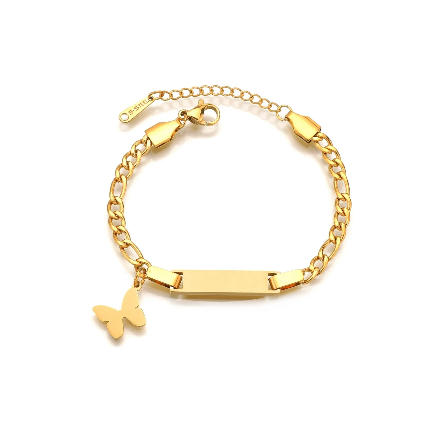 IcedOut Kids Custom Name Bracelets Necklace Sets