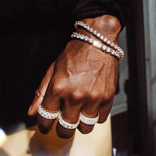Copper CZ Tennis Bracelet