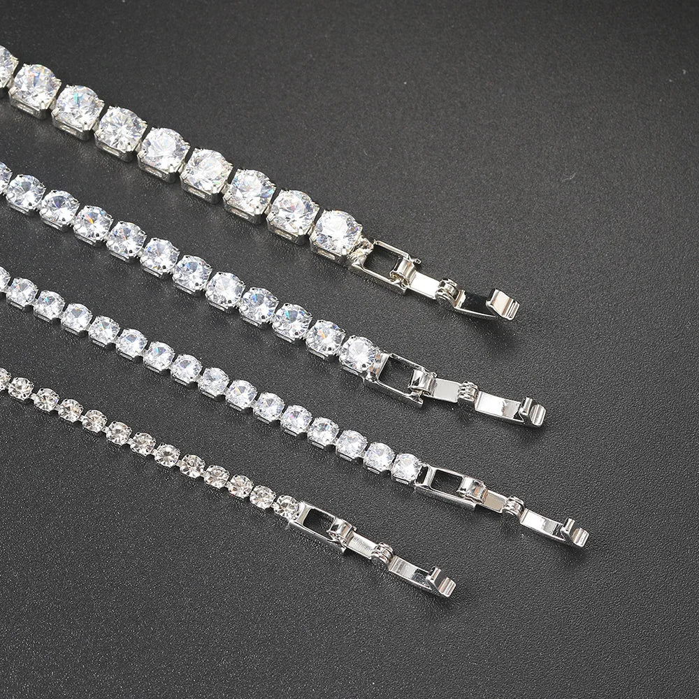 Copper CZ Tennis Bracelet