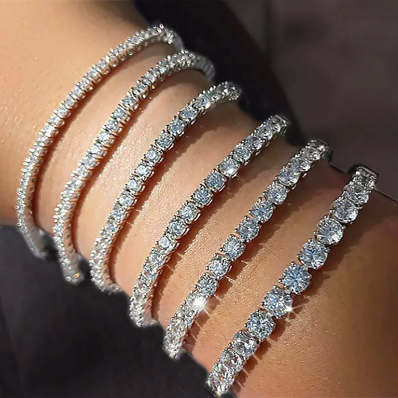 Copper CZ Tennis Bracelet
