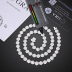S925 Silver Sunflower VVS Moissanite Chain