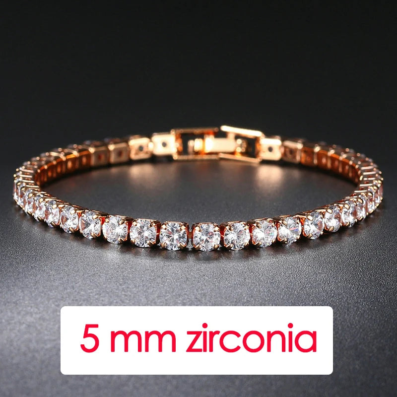 Copper CZ Tennis Bracelet