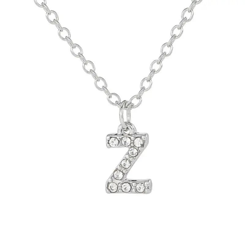 A-Z Initial Letter Charm Pendant Necklace