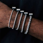 CZ Tennis Chain Choker Necklace