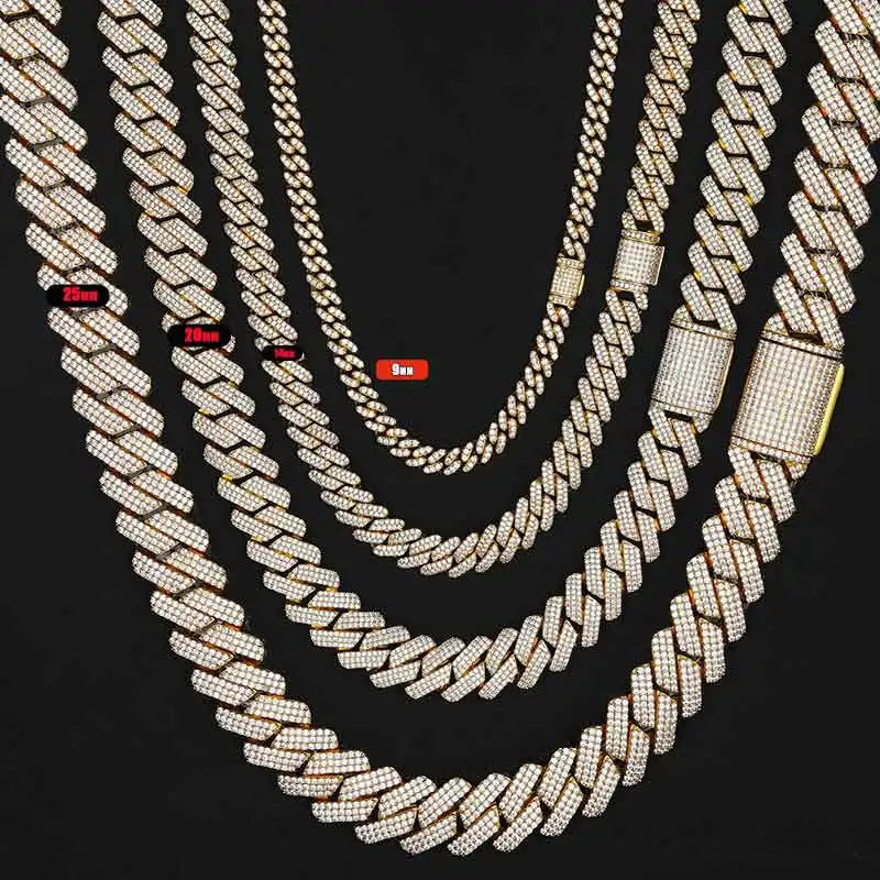 Miami Curb Link Cubic Zirconia Chain