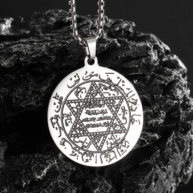 Stainless Steel Star of David Pendant Necklaces