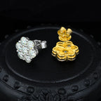 Star Stud Earrings VVS1 Moissanite