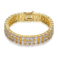 Double Row VVS1 Moissanite Tennis Bracelet