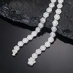 S925 Silver Sunflower VVS Moissanite Chain