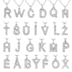 A-Z Initial Letter Charm Pendant Necklace
