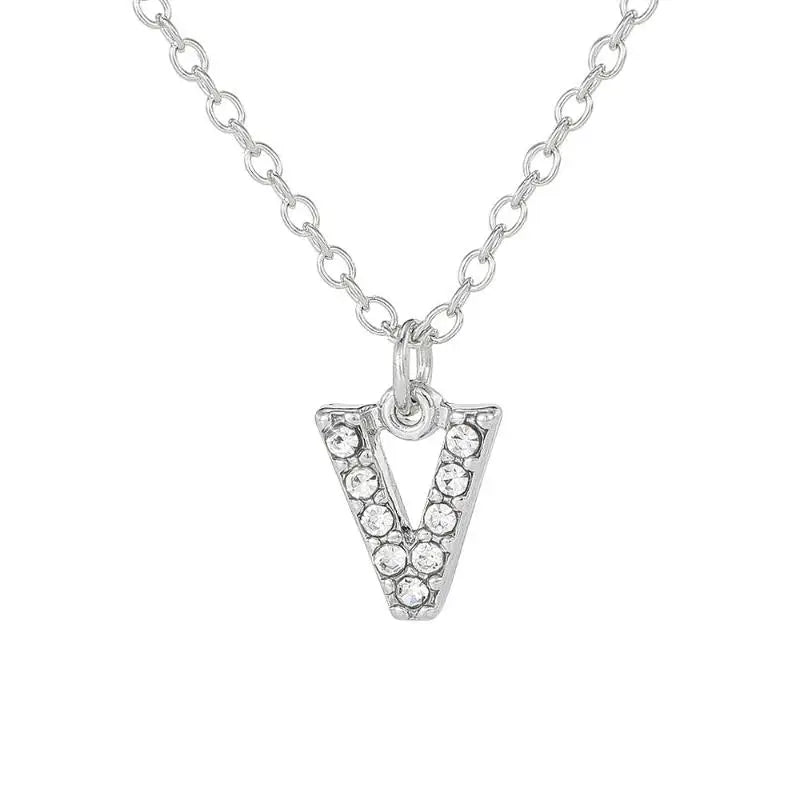 A-Z Initial Letter Charm Pendant Necklace