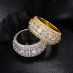 Iced Out Pavé Moissanite Ring