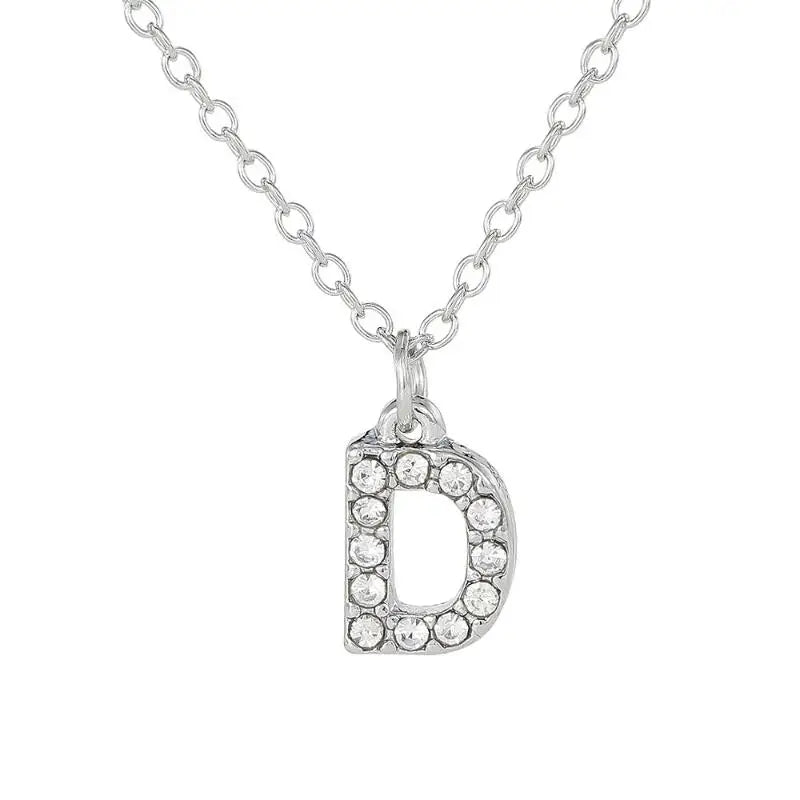 A-Z Initial Letter Charm Pendant Necklace
