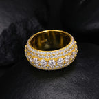 Iced Out Pavé Moissanite Ring