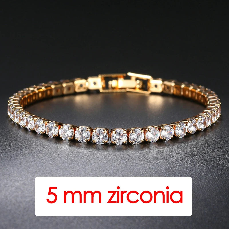 Copper CZ Tennis Bracelet