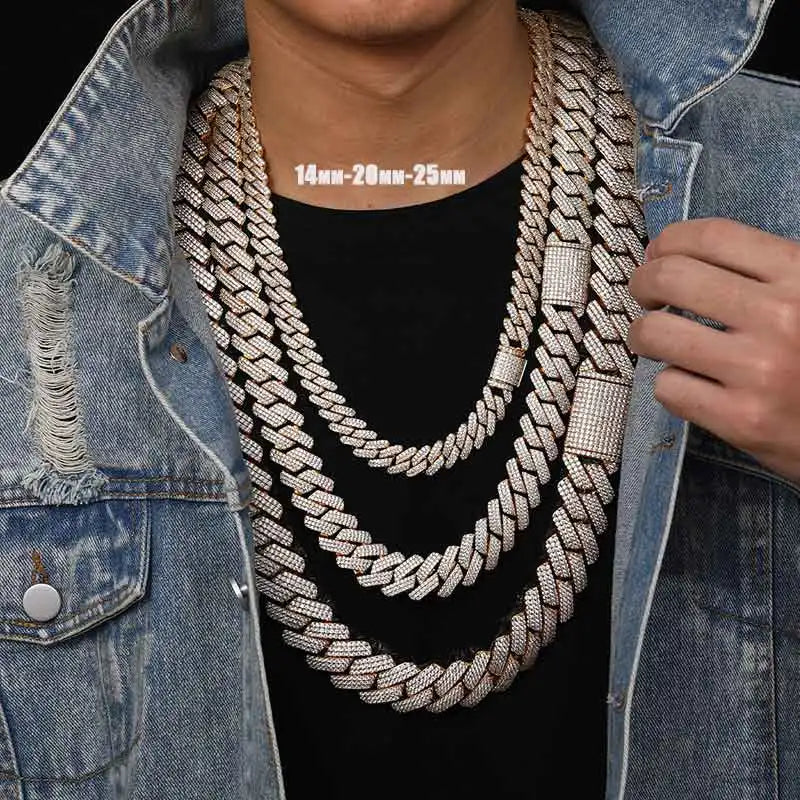 Miami Curb Link Cubic Zirconia Chain