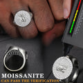 Iced Out Baguette Moissanite Statement Ring