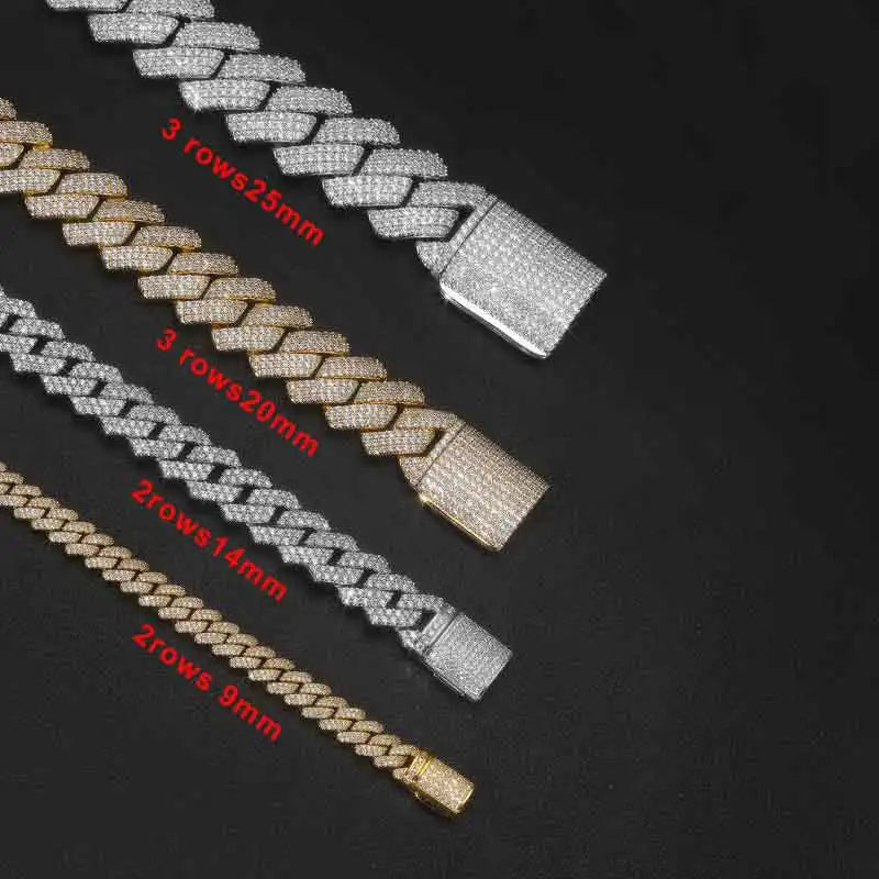 Miami Curb Link Cubic Zirconia Chain