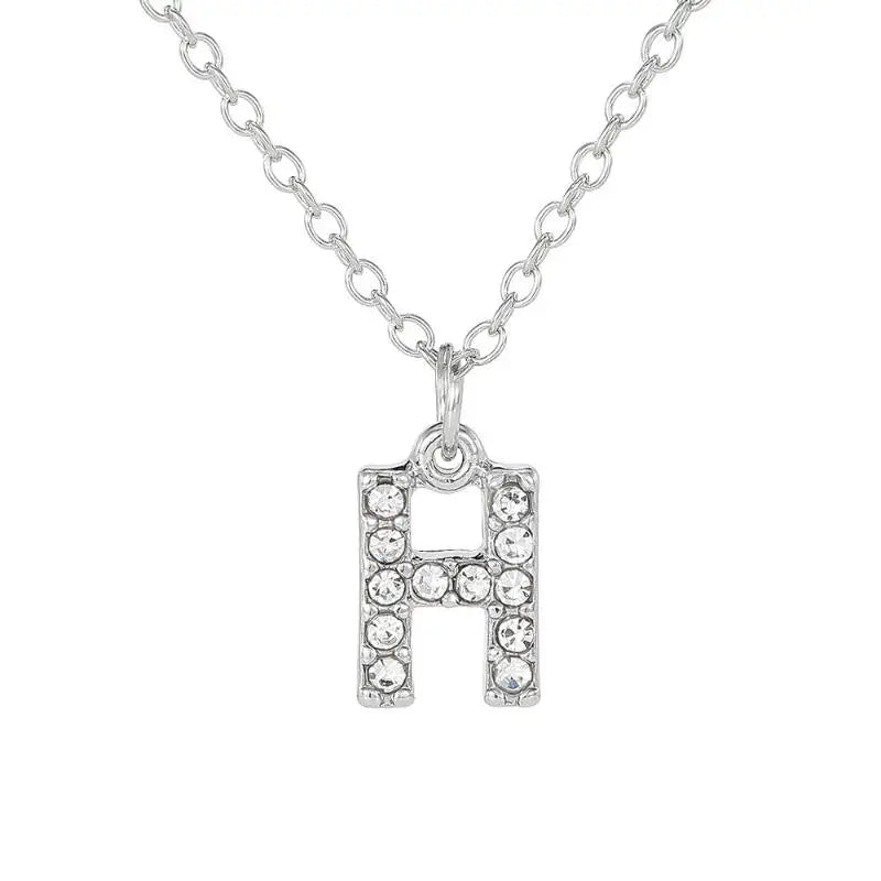 A-Z Initial Letter Charm Pendant Necklace