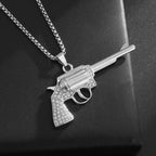 AK-47 Rifle Gun Hip-Hop Pendant Necklace