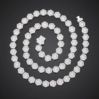 S925 Silver Sunflower VVS Moissanite Chain