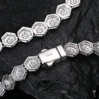 S925 Silver Sunflower VVS Moissanite Chain
