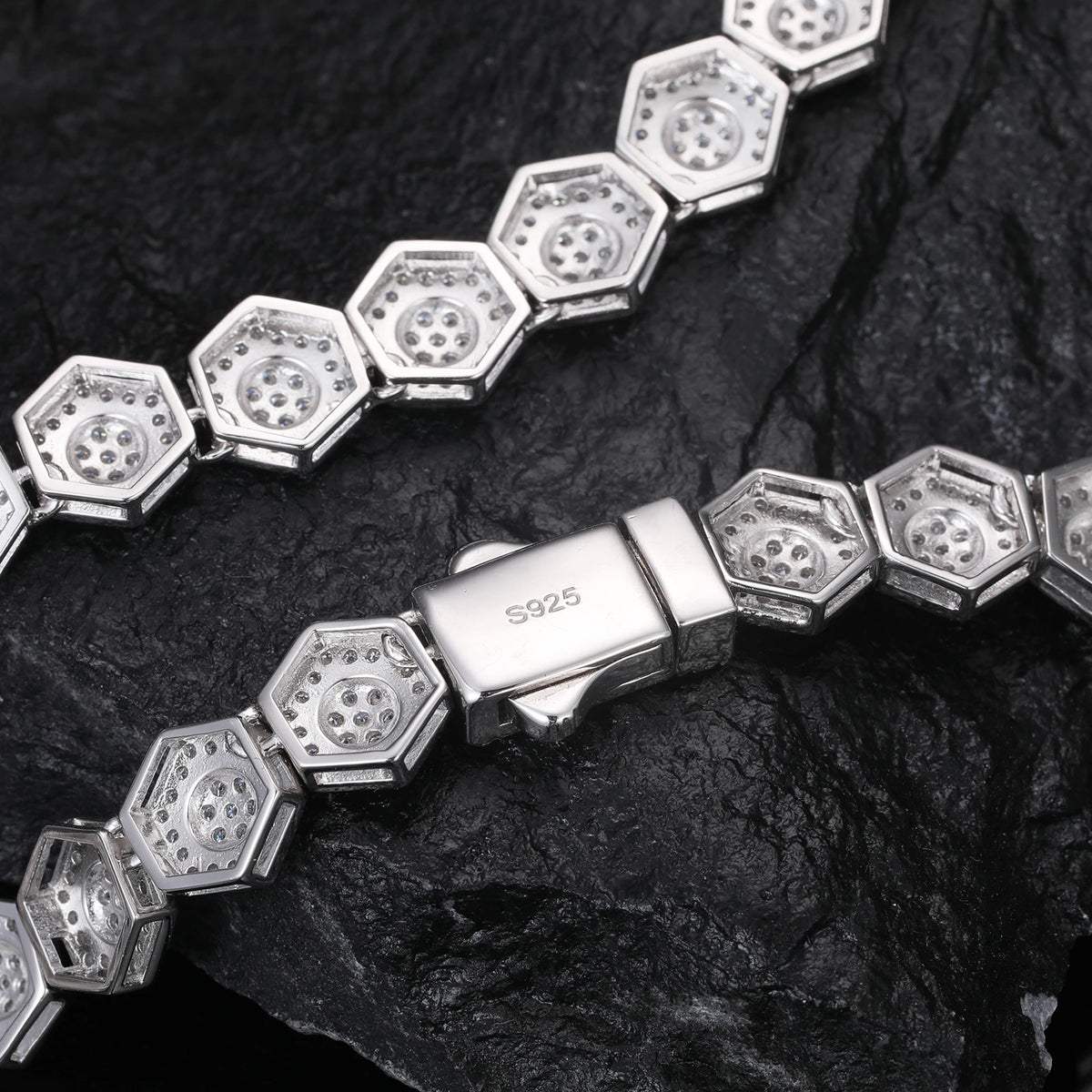 S925 Silver Sunflower VVS Moissanite Chain
