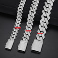 925 Silver VVS1 Moissanite Cuban Chain Necklace