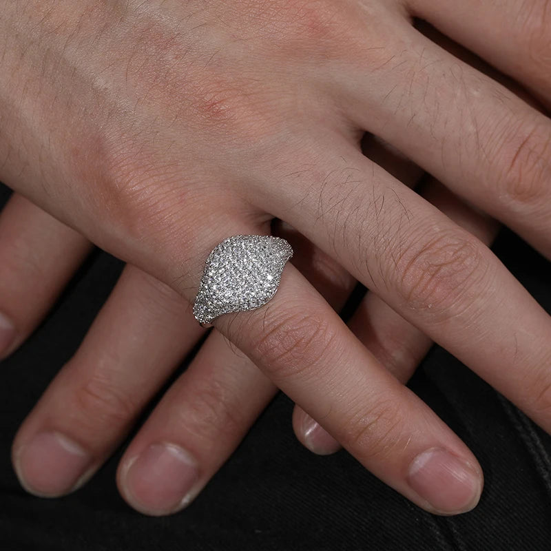Pavé Moissanite Band Ring