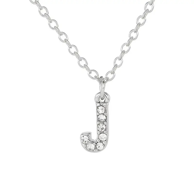 A-Z Initial Letter Charm Pendant Necklace
